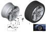 Image of Disc wheel light alloy jet bl.sol.paint. 10JX19 ET:40 image for your BMW M4  