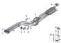 Image of RP catalytic converter w.center silencer image for your BMW 640i  
