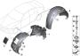 Image of Cover, wheelhousing, fr. sec., front rgt image for your BMW M3  