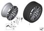 Image of Disc wheel light alloy jet bl.sol.paint. 11,5JX20 ET:38 image for your BMW X6  