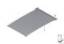 Image of Blind, panorama roof, electric. ANTHRAZIT image for your BMW X1  