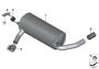 Image of Tailpipe end piece, alu-look image for your BMW