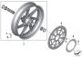 Brake rotor with rivet