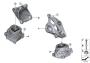 Image of Engine supporting bracket, left image for your 2008 BMW M6   