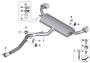 Image of Rear muffler with exhaust flap image for your 2010 BMW 650i   