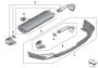 Image of Tailpipe trim chrome set. M PERFORMANCE image for your BMW