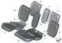 Image of Cover backrest leather left. MOKKA image for your BMW 220d  