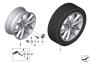 Image of Disc wheel, light alloy, Reflexsilber. 7,5JX17 ET:27 image for your 2014 BMW M235i   