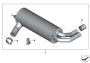 Image of M Performance muffler. M PERFORMANCE image for your BMW