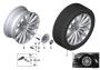 Image of Disc wheel, light alloy, Reflexsilber. 8,5JX19 ET:25 image for your 2012 BMW 550iX   