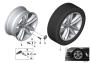 Image of Disc wheel, light alloy, Reflexsilber. 9,5JX19 ET:39 image for your BMW