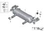 Image of Rear muffler with exhaust flap image for your BMW 750i  