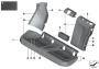 Image of Cover, backrest, leather, center lower. INDIVIDUAL image for your 2010 BMW M6   