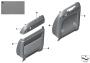 Image of Rear section, Comfort seat, upper. INDIVIDUAL image for your BMW