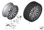 Image of Disk wheel, light-alloy, liquid black. 9JX20 ET: 44 image for your BMW