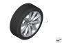 Image of TPM wheel&tire winter orbit grey. 245/45R18 100V image for your 2008 BMW X3   