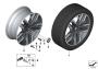 Image of Disc wheel light alloy Cerium grey. 10JX20 ET:41 image for your 2017 BMW 750i   
