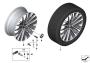 Image of Disk wheel, light-alloy, spheric-grey. 9JX19 ET:42 image for your 1996 BMW 328i   