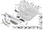 Mounting parts, door trim, rear (5/5)