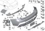 Image of Bumper trim panel, primed, rear. US image for your BMW