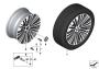 Image of Disk wheel, light alloy, in Orbitgrey. 8JX18 ET:30 image for your BMW 230i  