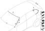Window mounting parts (2/2)