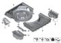 Image of Storage compartment for trunk well image for your 2020 BMW 530e   