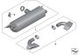 Image of Set of tailpipe tips, chrome. M PERFORMANCE image for your 2005 BMW 530i   