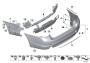 Image of Bumper trim panel, primed, rear. LOW PDC/PMA image for your 2000 BMW 740iL   