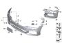 Image of Trim cover, bumper, primed, front. -M- PDC / SMR image for your 2002 BMW 540i   
