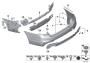 Image of Bumper trim panel, primed, rear. -M- image for your 1995 BMW