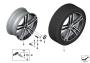 Image of Disc wheel light alloy Cerium grey. 7,5JX18 ET:45 image for your 2021 BMW M440iX   