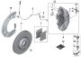 Image of Brake disc, lightweight,ventilated,right. 348X36 image for your 2018 BMW 530e   