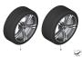 Image of RDCi wheel&tire, wntr Orbitgrey polished. 265/40R19 102V image for your 2021 BMW M3   