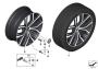 Image of Disk wheel, light-alloy, black matt. 8,5JX21 ET:30 image for your BMW
