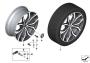 Image of Disk wheel, light alloy, in Orbitgrey. 9,5JX20 ET:43 image for your 2017 BMW 530e   