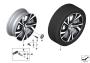 Image of Disc wheel light alloy jet bl.sol.paint. 7JX18 ET:22 image for your 2003 BMW X5   
