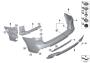 Image of Reinforcement for bumper, rear lower. US AHV image for your 2013 BMW 650iX   