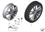 Image of Disc wheel light alloy jet bl.sol.paint. 5,5JX20 ET:33 image for your BMW 230i  