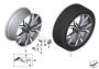 Image of Disk wheel light alloy Orbit gray matt. 8JX20 ET:50 image for your 2009 BMW X5   