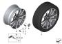 Image of Disk wheel, light alloy, in Orbitgrey. 9,5JX19 ET:39 image for your 1996 BMW 328i   