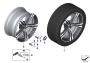 Image of Disk wheel, light alloy, in Orbitgrey. 9,5JX19 ET:26 image for your 2018 BMW M5   