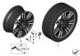 Image of Disc wheel light alloy jet bl.sol.paint. 9,5JX20 ET28 image for your 2021 BMW X6   