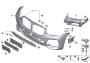 Image of Trim, bumper front image for your BMW