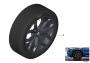 Image of RDC tire/wheel set, summer, black matt image for your 2006 BMW 750i   