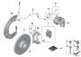 Image of Repair kit, brake pads asbestos-free image for your BMW 330e  