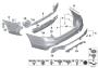 Image of Cover, bumper, rear primed. -M- image for your BMW 640iX  