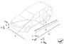 Image of Optical conductor, contour line door, RI image for your 2022 BMW X4   