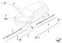 Image of Lens, Contour Line door, left image for your BMW