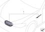 Image of Retrofit trim grill. SHADOWLINE image for your 2023 BMW 530i   